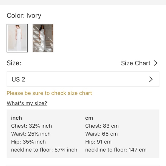 Simple white wedding dress with bateau neckline - Picture 3 of 10